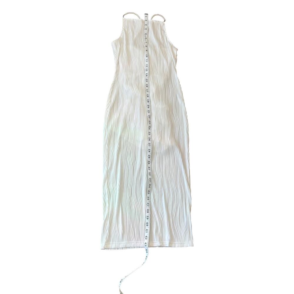 Rihoas Pear Strap Bodycon Art to Wear Bridal Midi Dress Women’s XS HOCO Dance - Picture 12 of 12